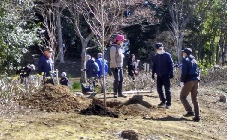 千葉市動物公園 整備ボランティア風景